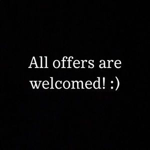 Check out my page! All offers are welcome